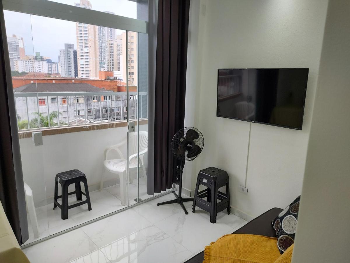 Apartamento Na Praia Do Gonzaga Santos  Exterior foto